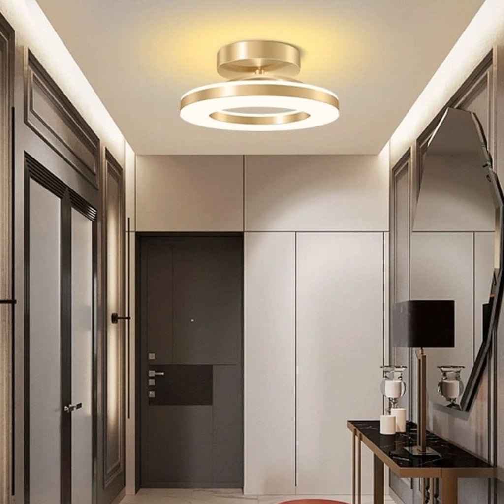 ZAYNO Lampada da Soffitto LED Nera – Moderno Montaggio a Scomparsa
