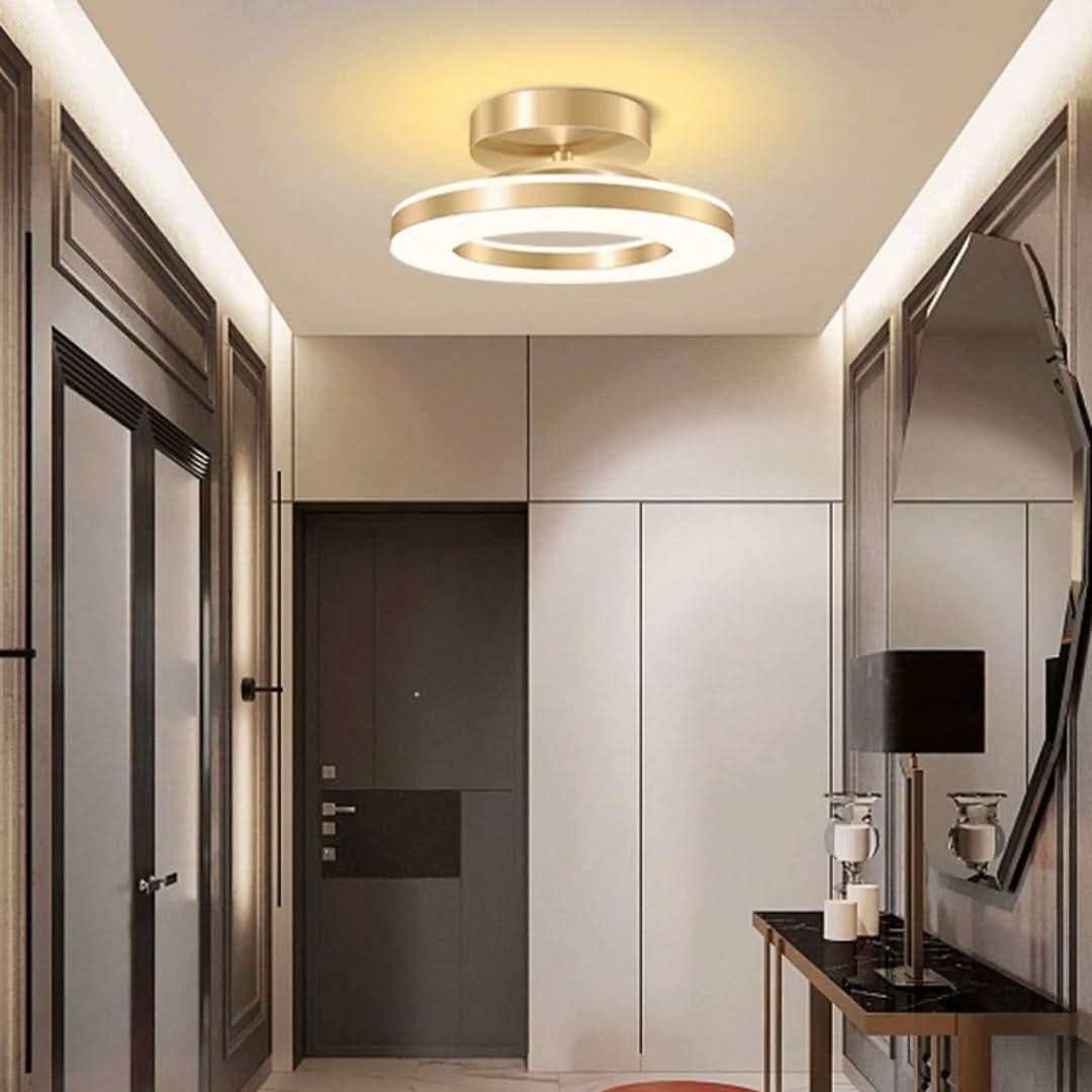 ZAYNO Lampada da Soffitto LED Nera – Moderno Montaggio a Scomparsa