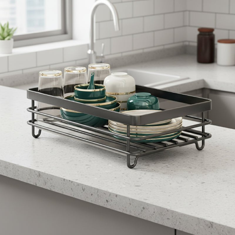 KITCHENFORM – Scolapiatti pieghevole in acciaio inox, design salvaspazio per cucine moderne