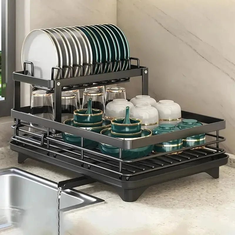 KITCHENFORM – Scolapiatti pieghevole in acciaio inox, design salvaspazio per cucine moderne