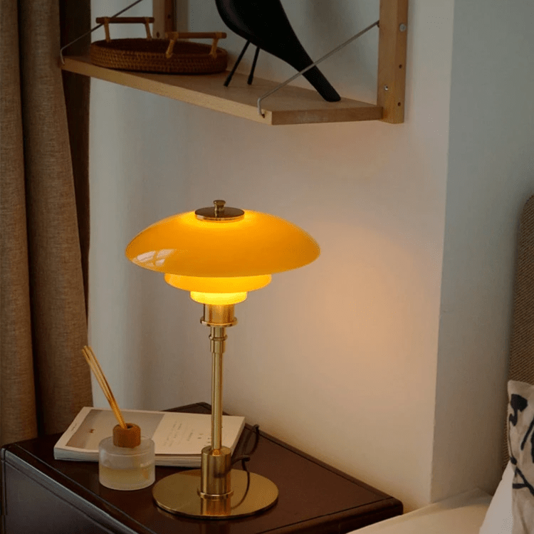 NORDILUX – Lampada da tavolo minimalista dimmerabile con luce LED calda