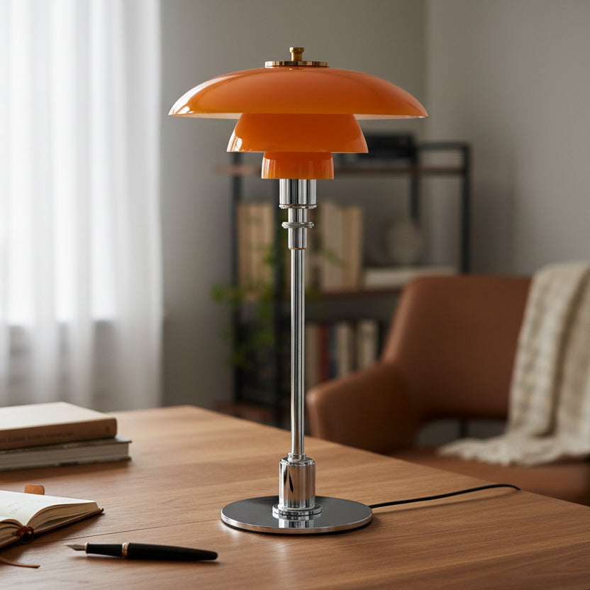 NORDILUX – Lampada da tavolo minimalista dimmerabile con luce LED calda