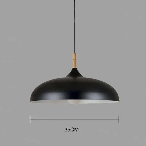 Lampada da soffitto in rovere nordico | Luce calda | Design senza tempo | OakLight