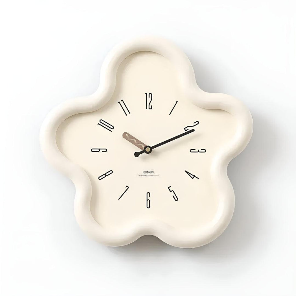 Orologio da Parete Decorativo a Fiori con Design a Pendolo Silenzioso