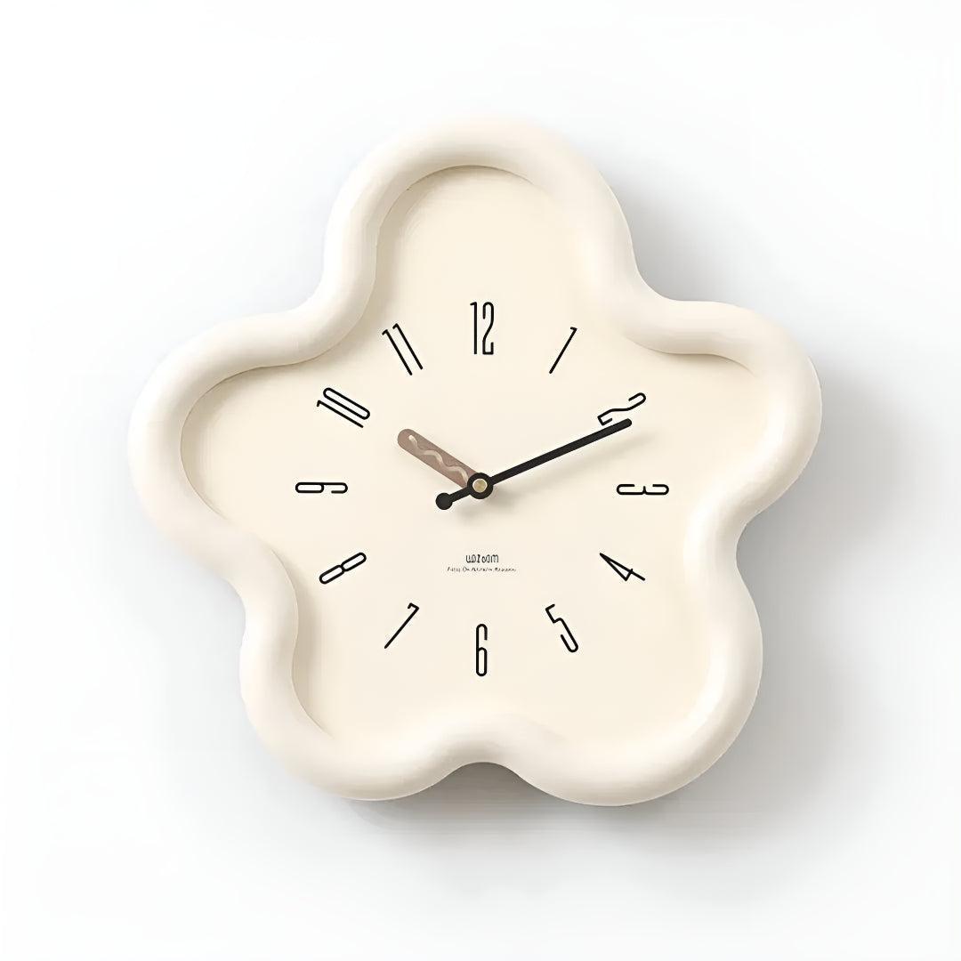 Orologio da Parete Decorativo a Fiori con Design a Pendolo Silenzioso