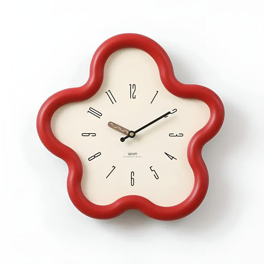 Orologio da Parete Decorativo a Fiori con Design a Pendolo Silenzioso
