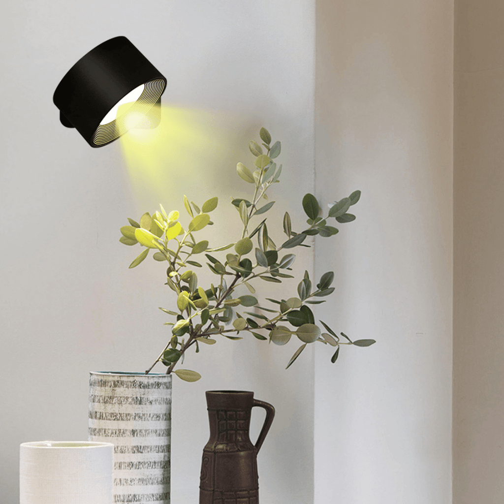Lampada da Parete Wireless – Illuminazione LED Ricaricabile e Regolabile a 360°