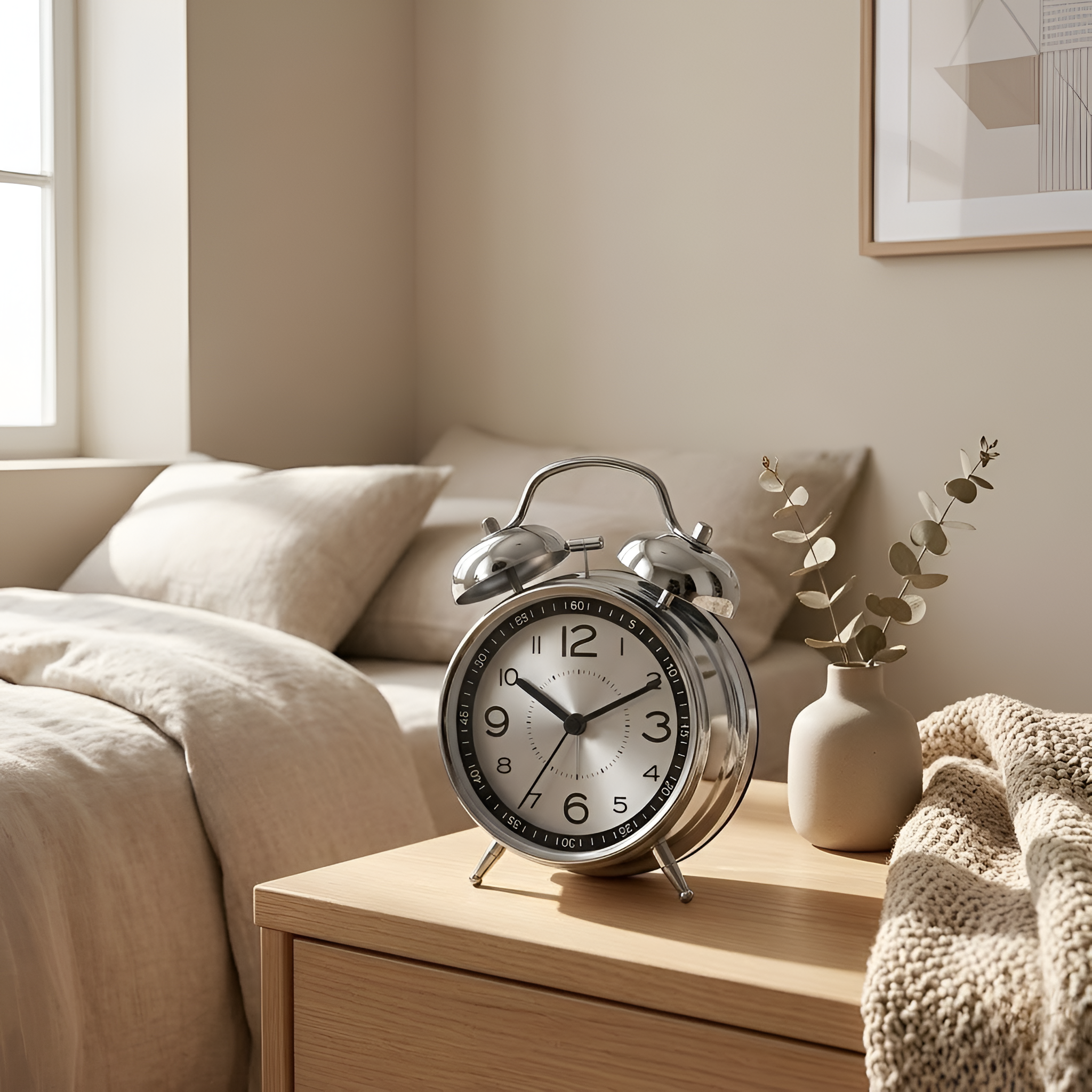 Jaxton - Sveglia con quadrante luminoso in stile moderno