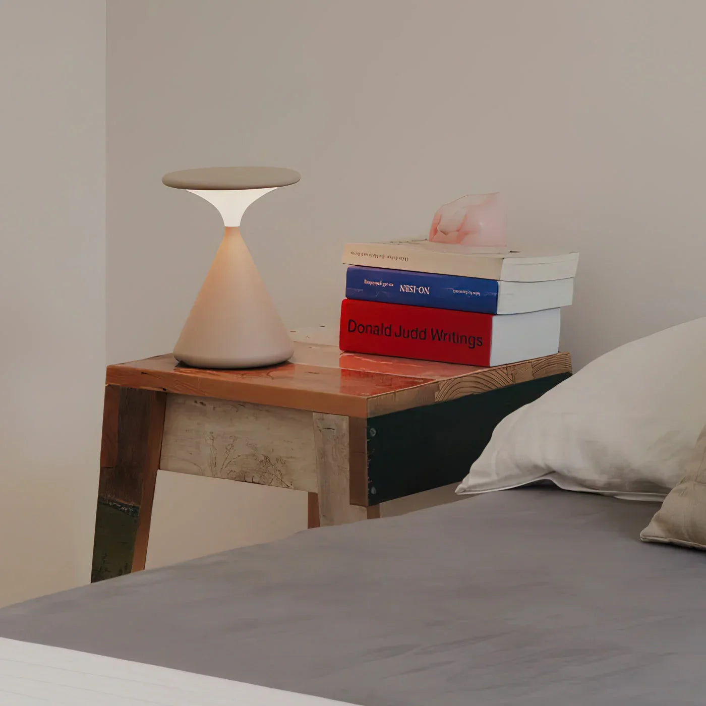 SandGleam – Lampada da tavolo a forma di clessidra wireless con illuminazione LED dimmerabile