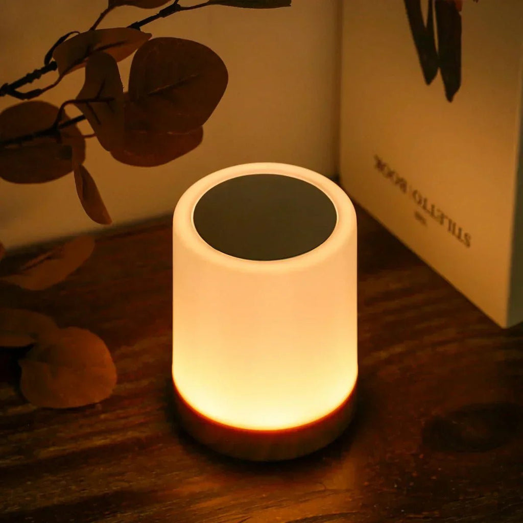 LumoTouch – Lampada da tavolo portatile con controllo touch e luce LED dimmerabile