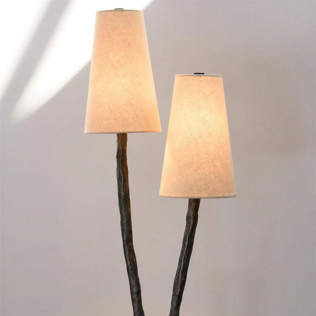 Lampada da Tavolo a Doppia Ombra per Soggiorno