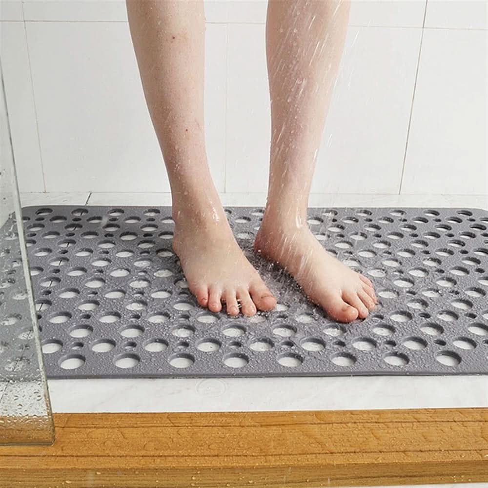 Tappetino da doccia antiscivolo in PVC con TPE | Ventose | Fori di drenaggio | | Gripflow