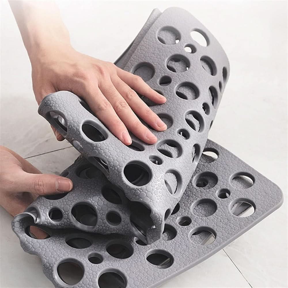 Tappetino da doccia antiscivolo in PVC con TPE | Ventose | Fori di drenaggio | | Gripflow