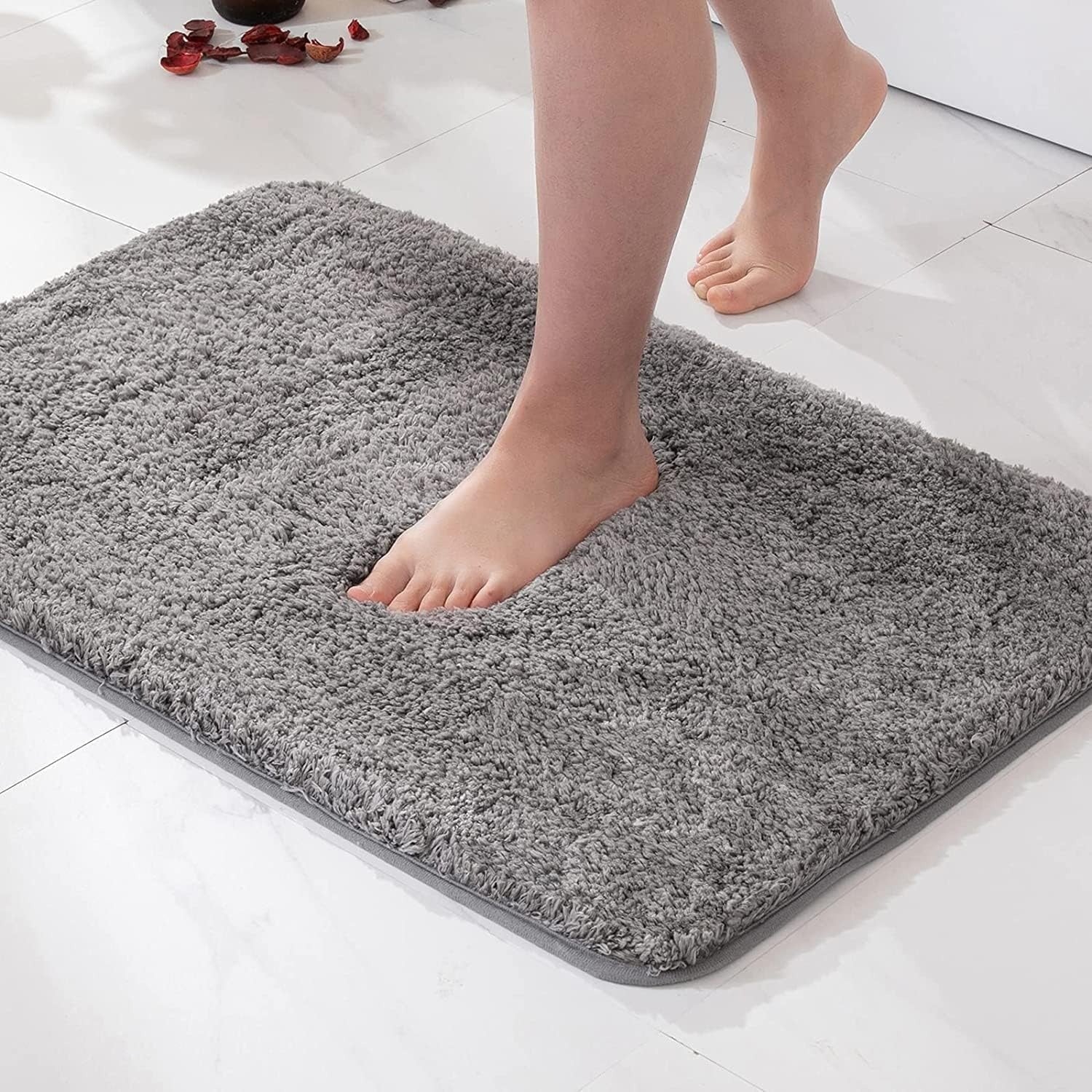 Tappetino da Bagno Ultra Morbido in Microfibra – Asciugatura Rapida e Antiscivolo