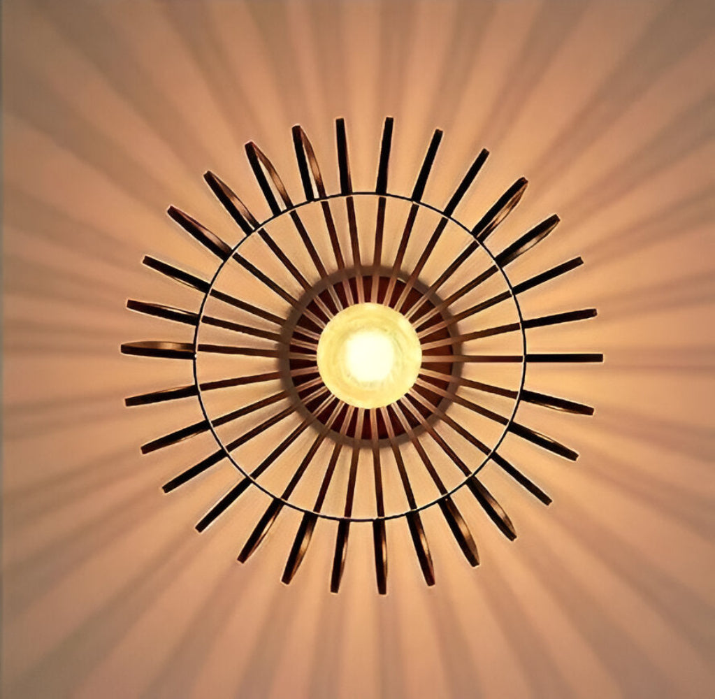 CageLume – Lampada a Soffitto in Design Industriale Moderno con Uccelliera Nera