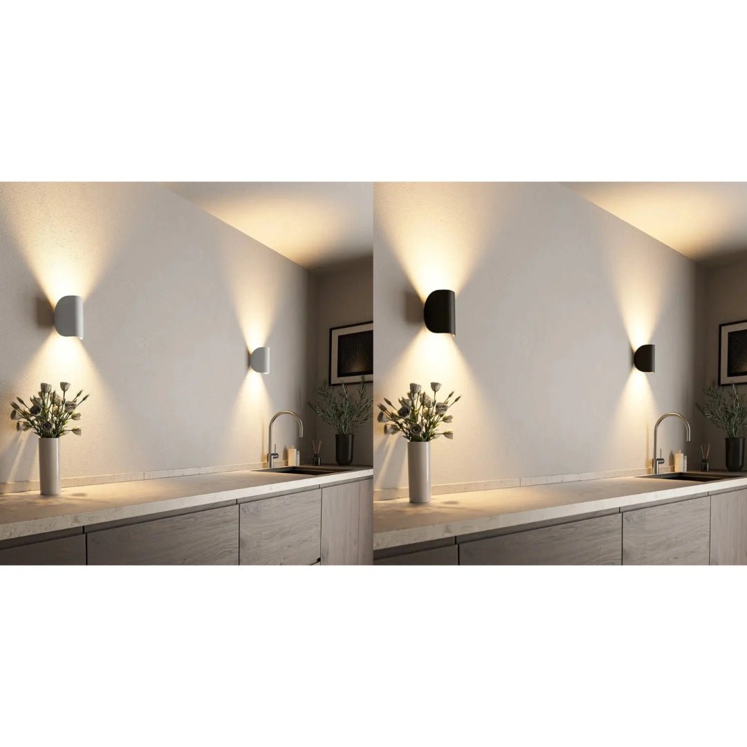 BRIGHTFLOW – Moderna lampada da parete LED per illuminazione residenziale a basso consumo energetico