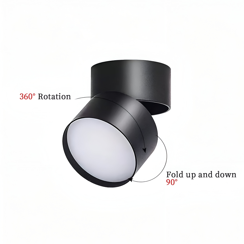 Lumeon – Lampada da soffitto a spot LED moderna e regolabile in alluminio