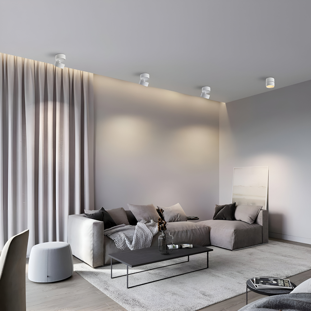 Lumeon – Lampada da soffitto a spot LED moderna e regolabile in alluminio