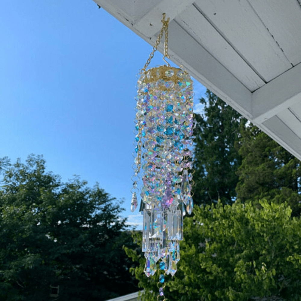 HarmonyGleam Campanella di Cristallo – Decorazione per Giardino Tranquillo