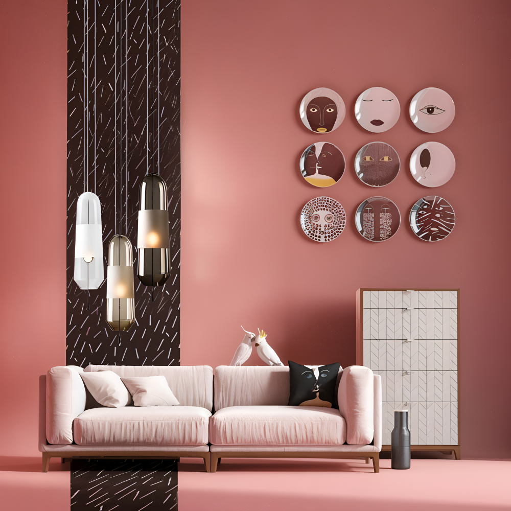 Vintara – Lampada a sospensione in vetro in stile vintage con design aperto