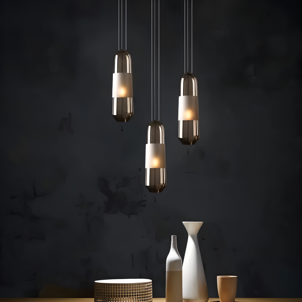 Vintara – Lampada a sospensione in vetro in stile vintage con design aperto