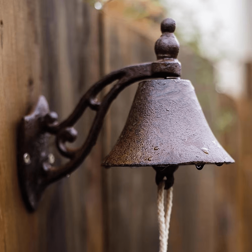 Campanello in ghisa classica dallo stile vintage per ingressi eleganti