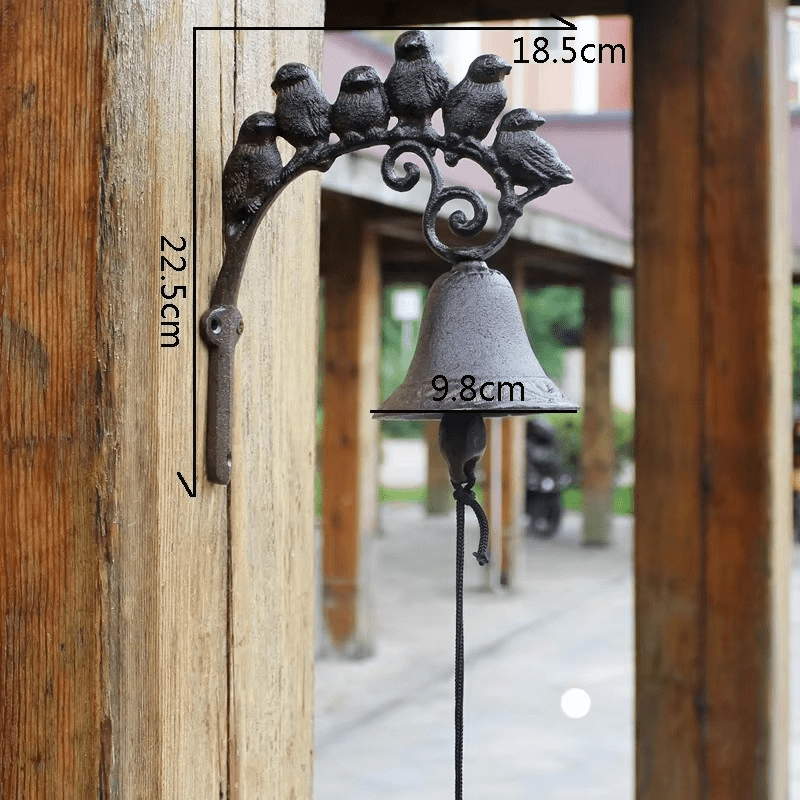 Campanello in ghisa classica dallo stile vintage per ingressi eleganti