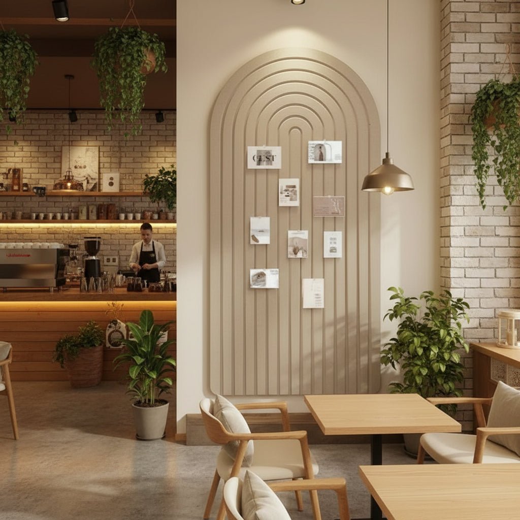 PINSCAPE – Pannello organizzatore in feltro curvato per decorazioni murali
