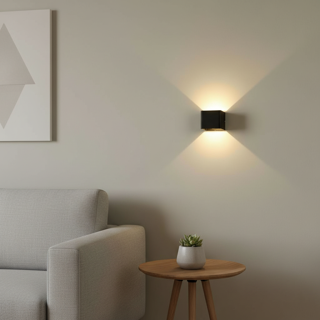 Lampada da Parete Ricaricabile Senza Fili | Luce Regolabile Su e Giù, Alimentata da USB per Decorazioni Domestiche e Atmosfera Confortevole