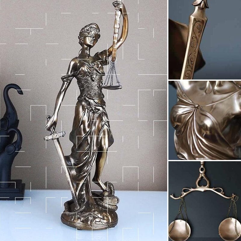 Brehn | Statua decorativa della Dea della Giustizia