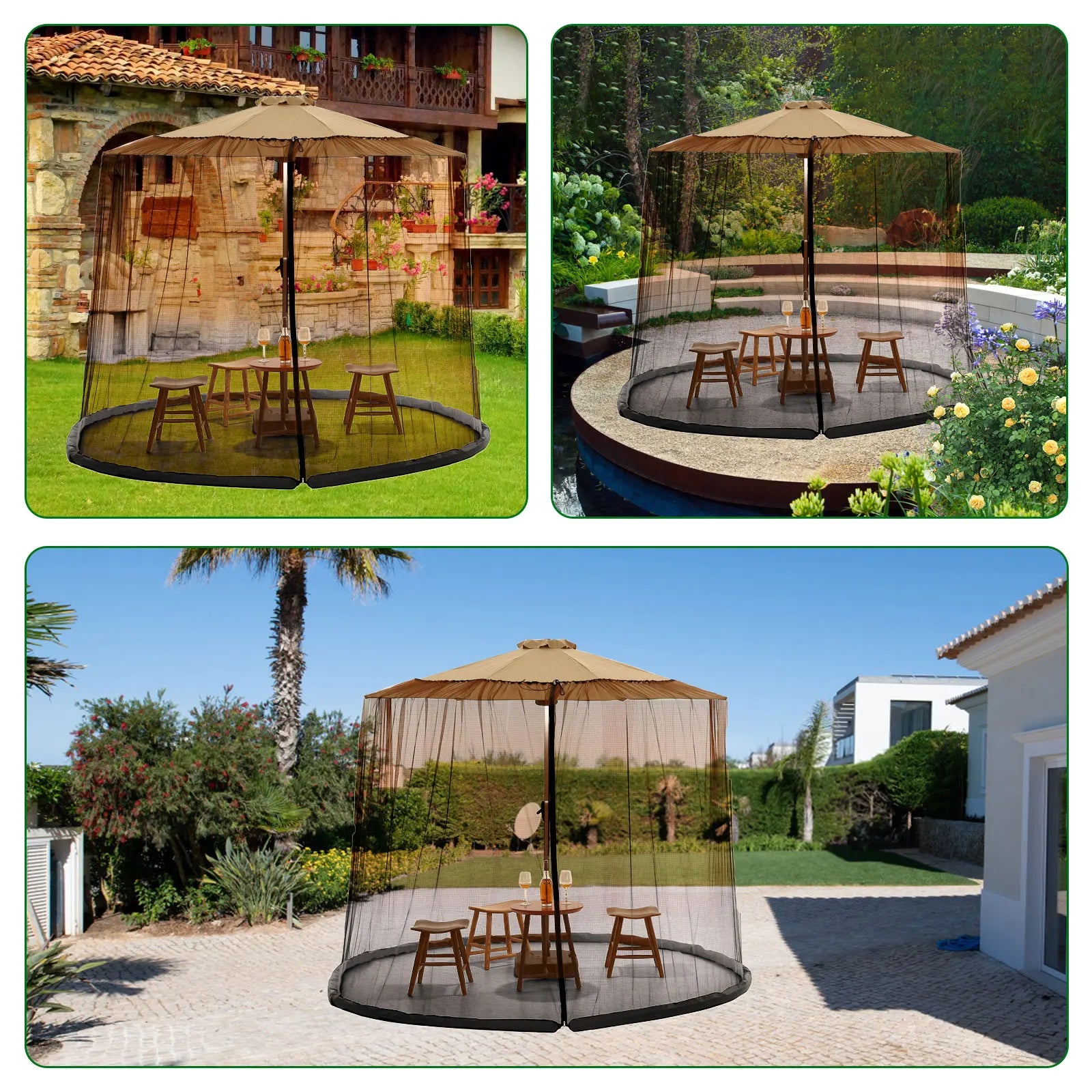 Rete a maglia fine tiene lontane le zanzare | Fino a 240 cm | Design elegante | Meshield