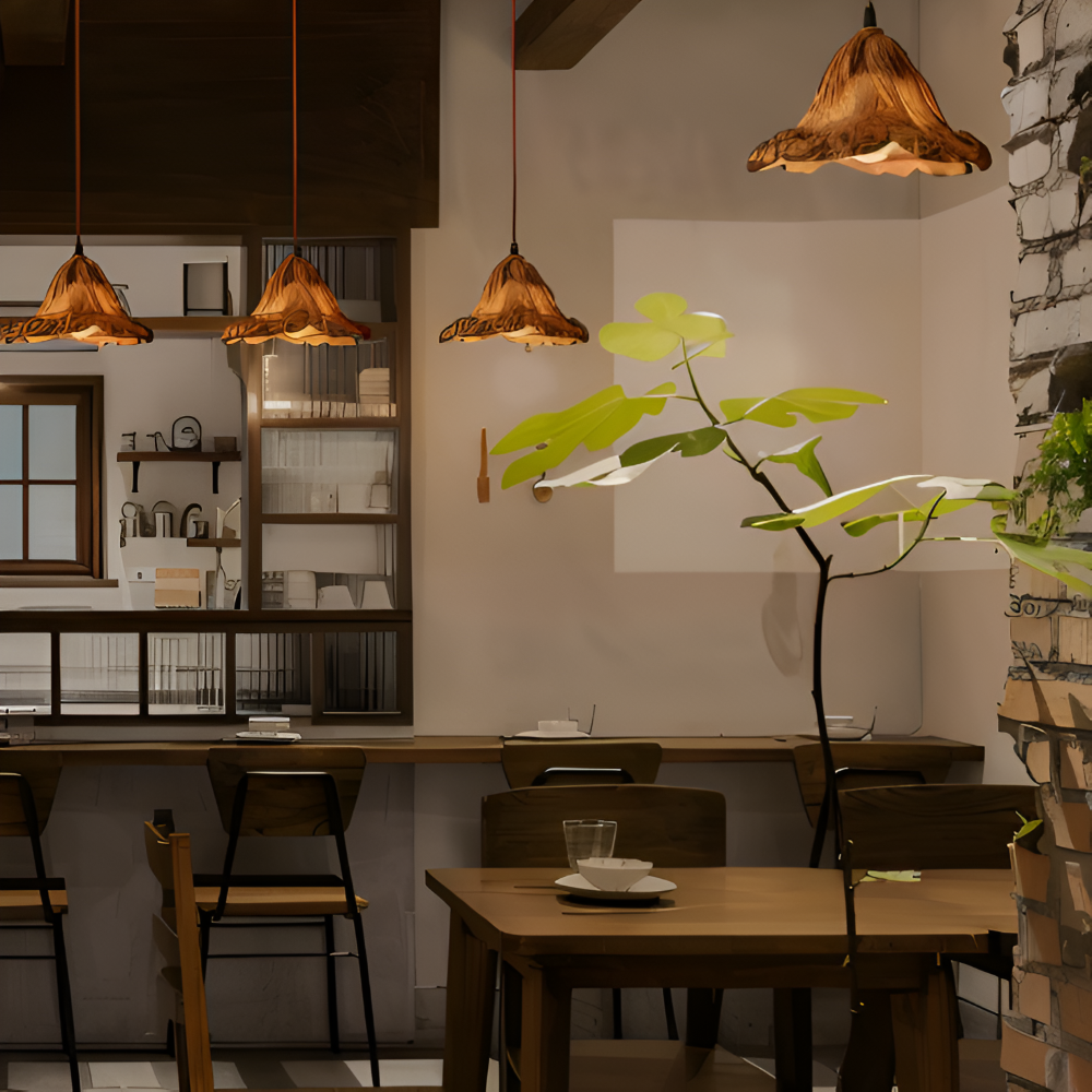 MagmaLume – Lampada a sospensione artistica ispirata ai vulcani in resina e metallo