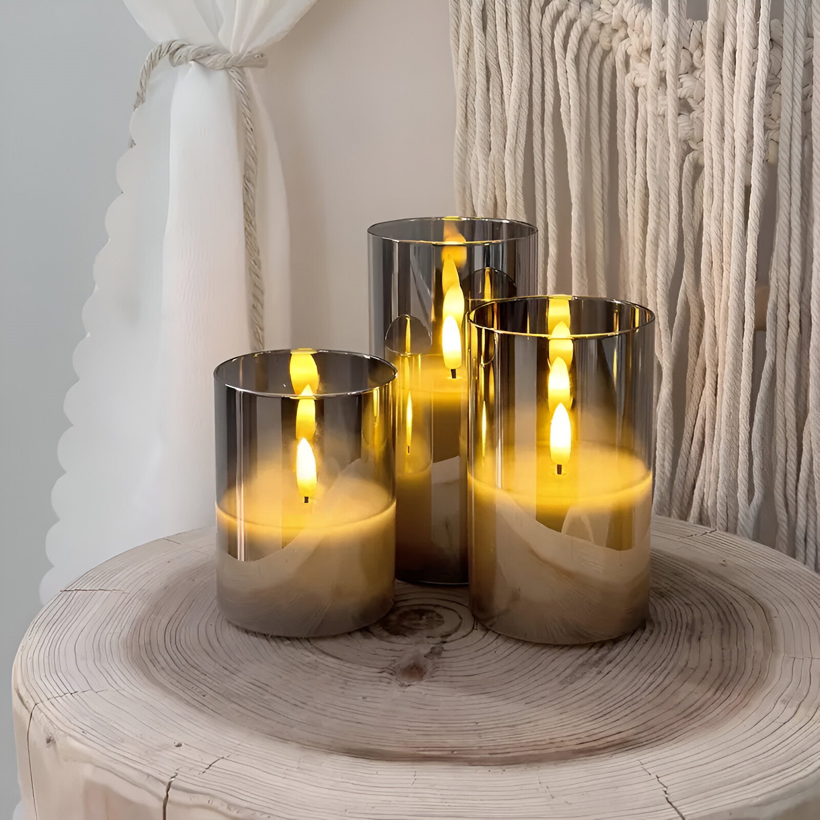 GlowFold – Candele LED ignifughe con design 3D e telecomando