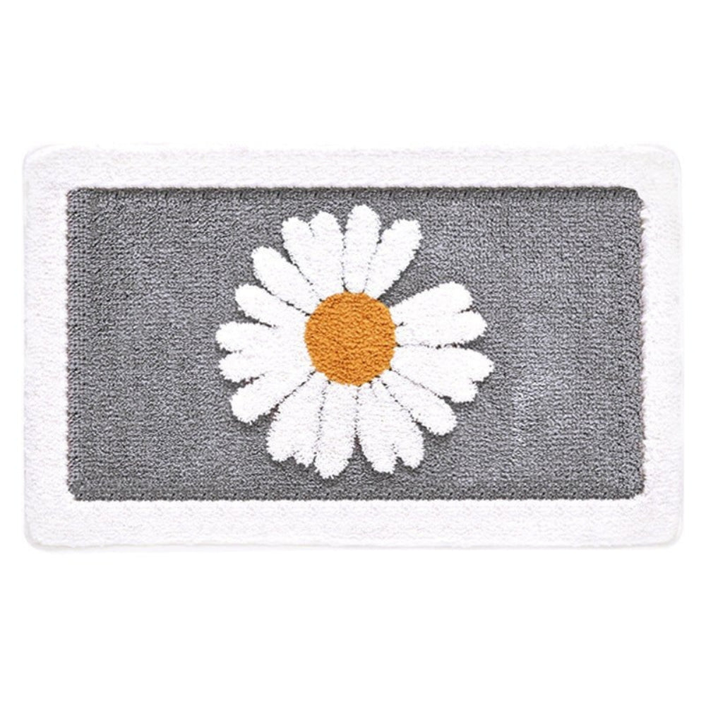 Tappetino da Bagno Floreale Plush Fleur