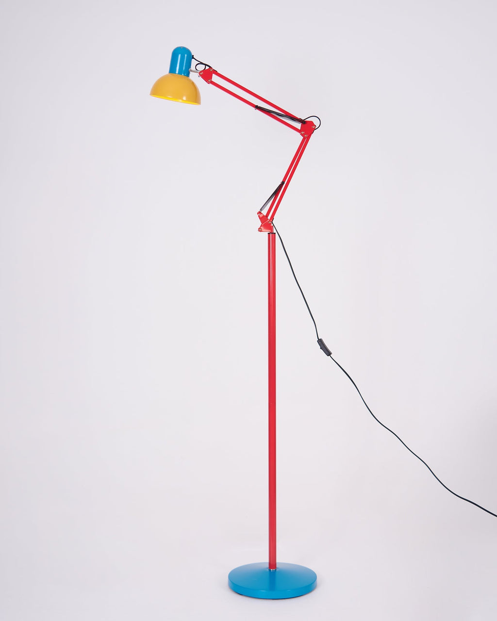 Noreya | Lampada da Terra Regolabile in Stile Memphis con Design dai Colori Audaci