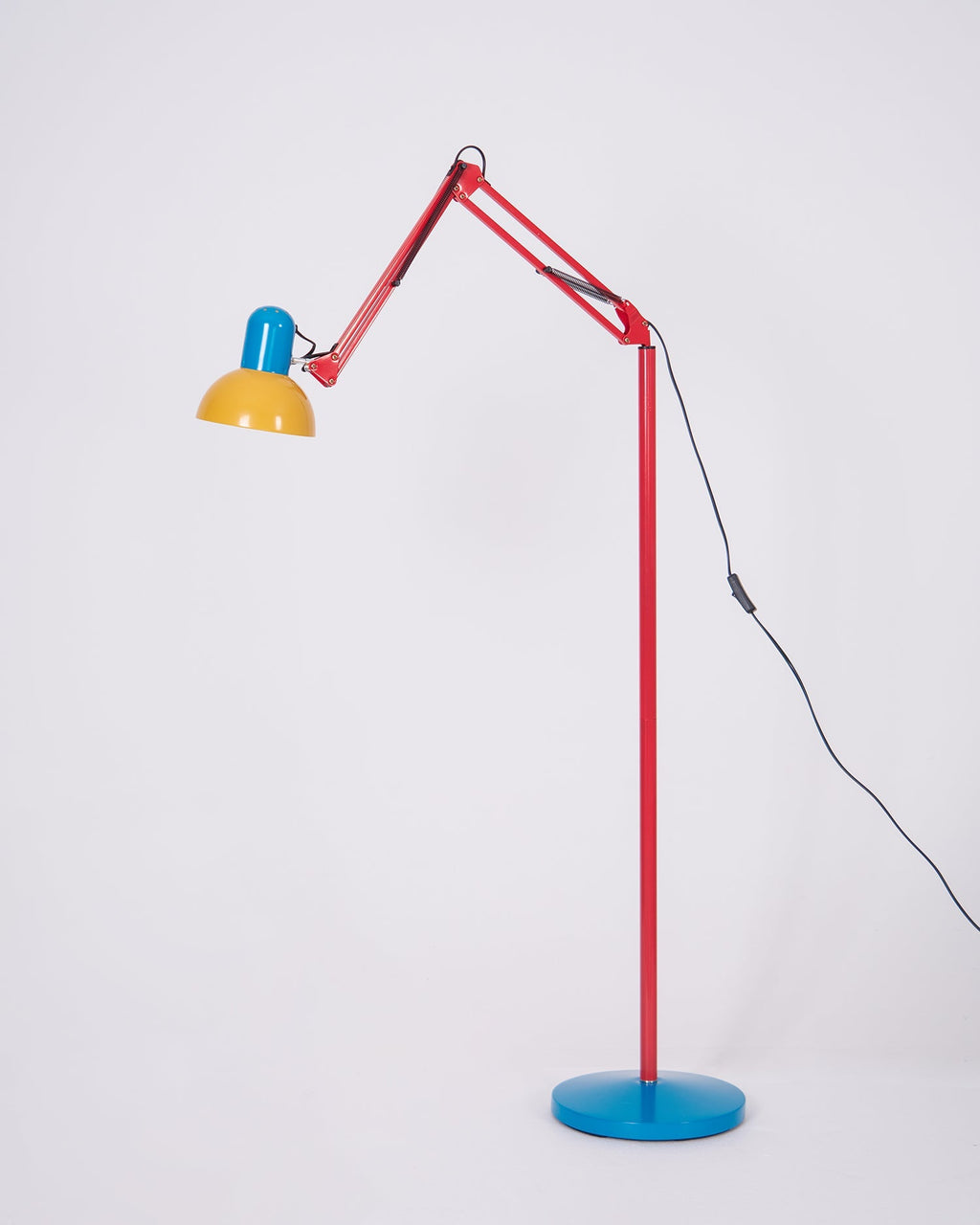 Noreya | Lampada da Terra Regolabile in Stile Memphis con Design dai Colori Audaci