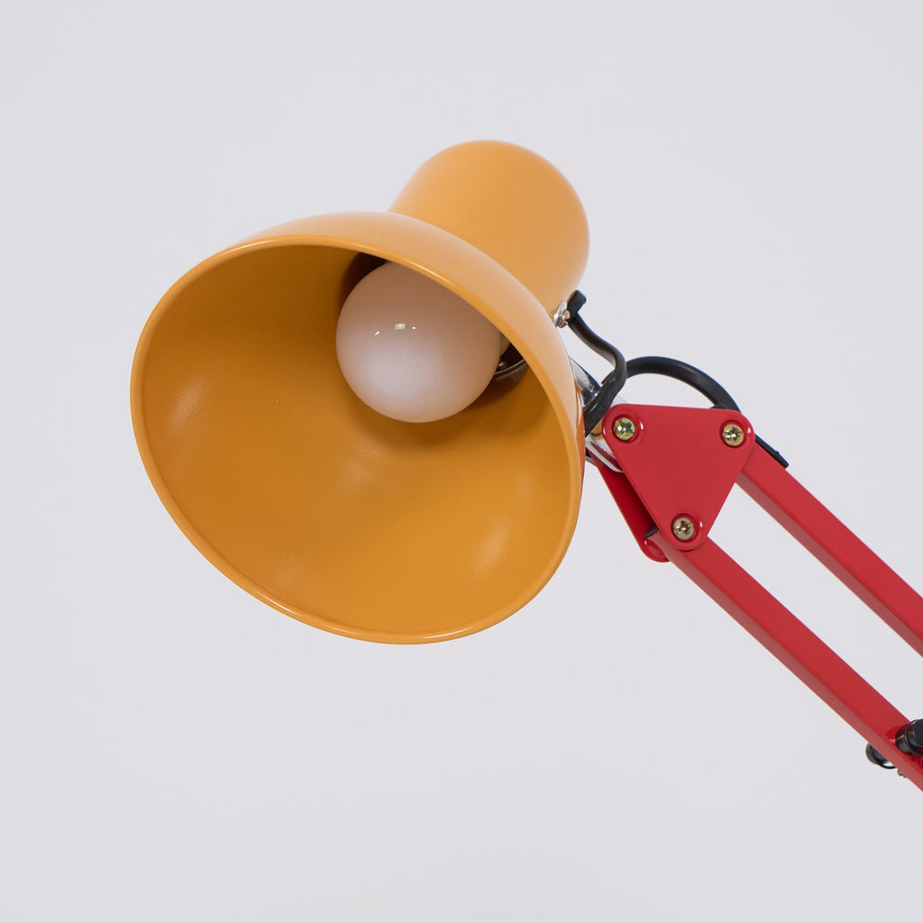 Velmora | Lampada da Scrivania Regolabile e Colorata con Braccio Meccanico e Design Plug-In