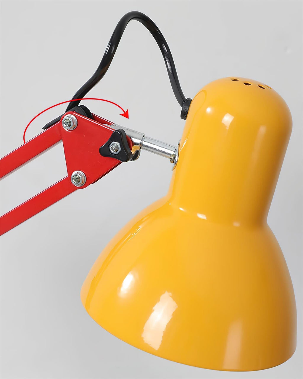 Velmora | Lampada da Scrivania Regolabile e Colorata con Braccio Meccanico e Design Plug-In