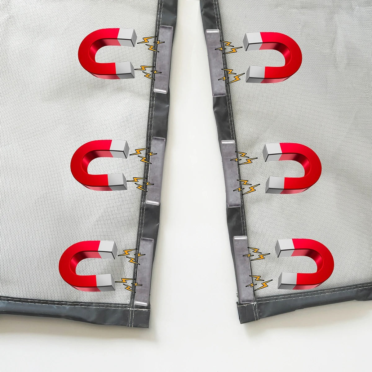 Porta zanzariera magnetica | Chiusura automatica | Nessun trapano necessario | Airlock