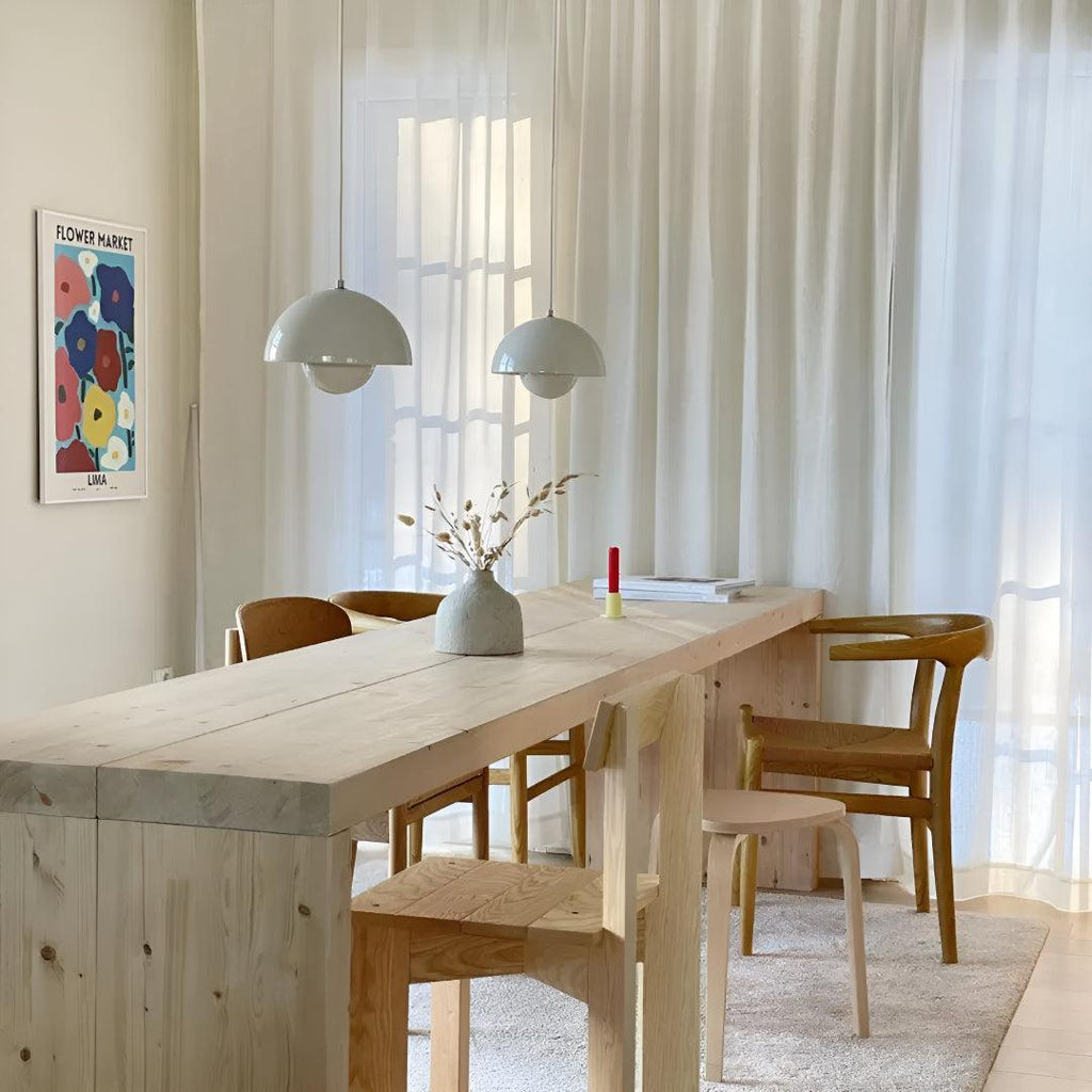 Lampada a Sospensione Stile Flowerpot per Zona Pranzo