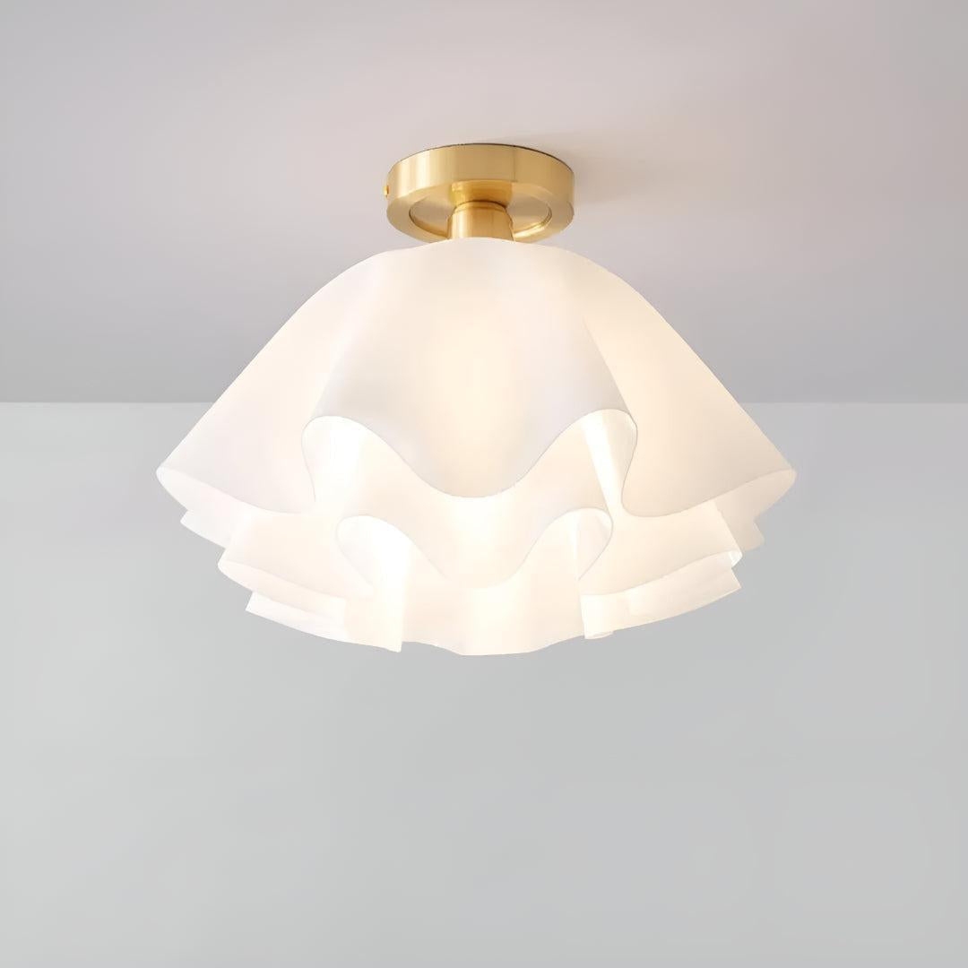 Plafoniera con Design Moderno a Pieghe