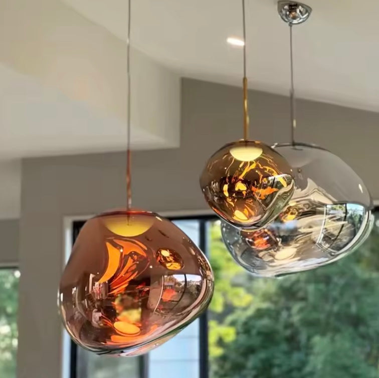 Lampada a Sospensione Moderna in Vetro per Interni Eleganti
