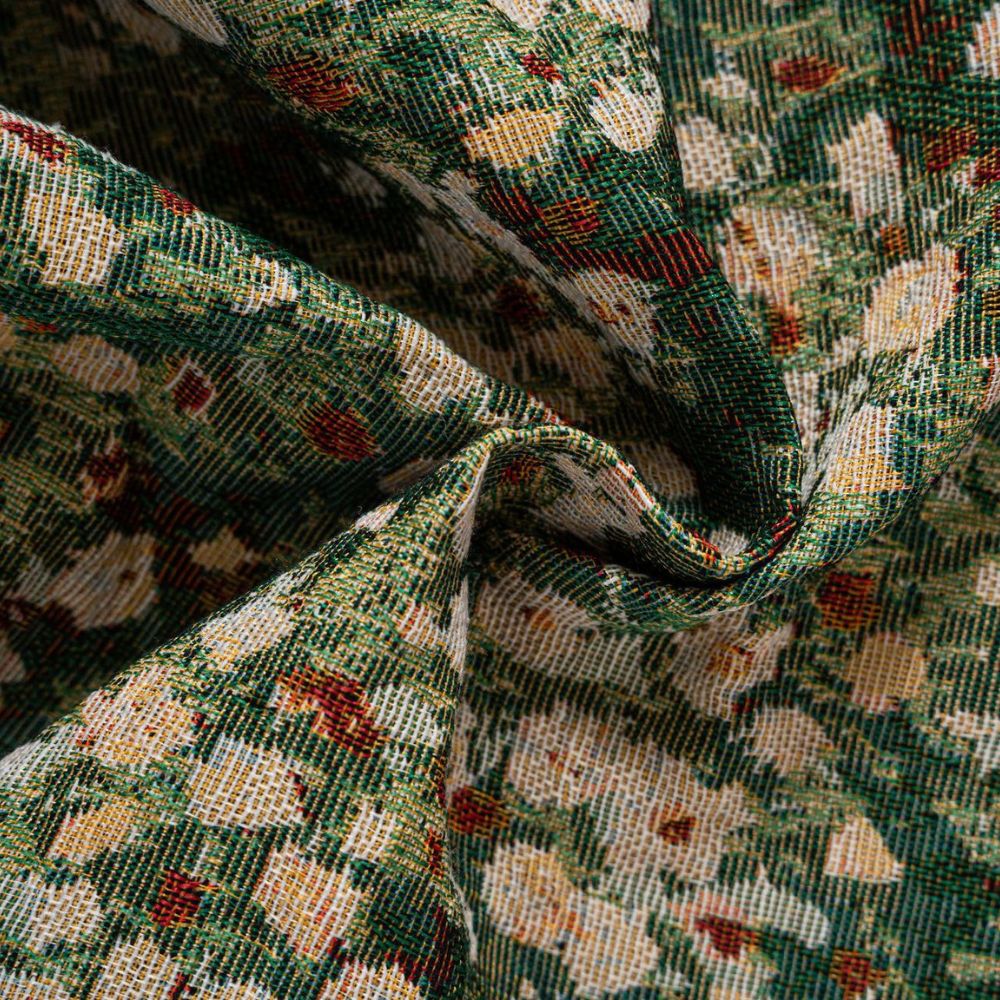 Tenda in Tappeto Floreale Vintage Francese