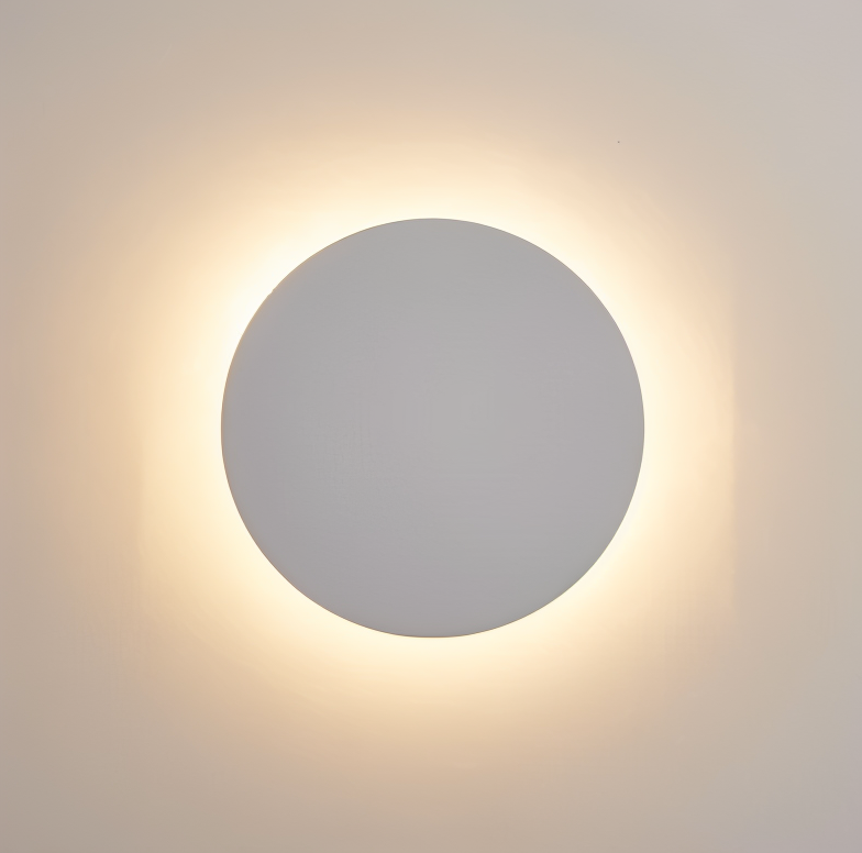 Lunaris – Lampada da Parete Moderna in Metallo con Luce LED Calda