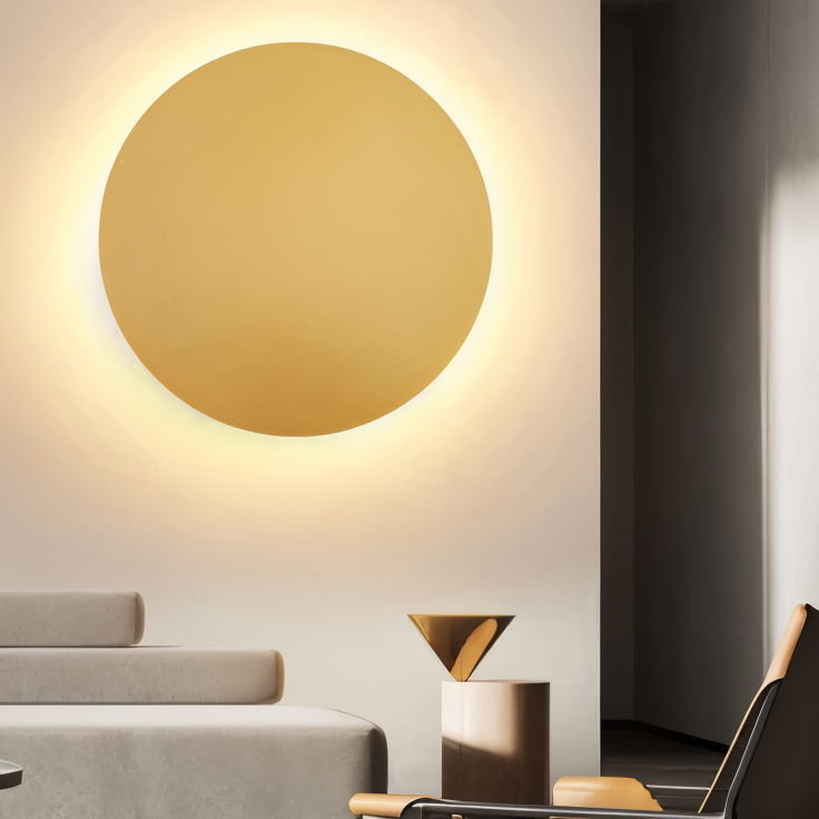 Lunaris – Lampada da Parete Moderna in Metallo con Luce LED Calda