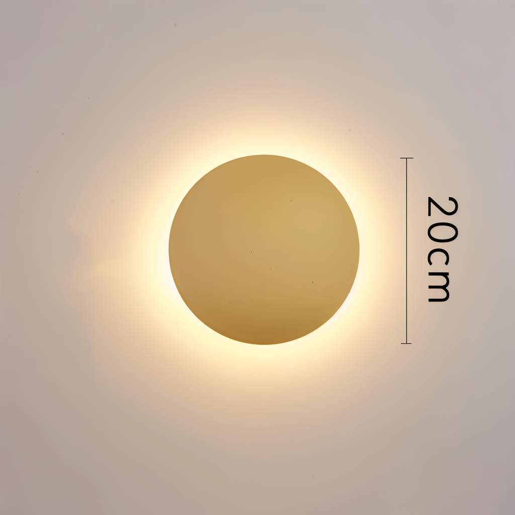 Lunaris – Lampada da Parete Moderna in Metallo con Luce LED Calda