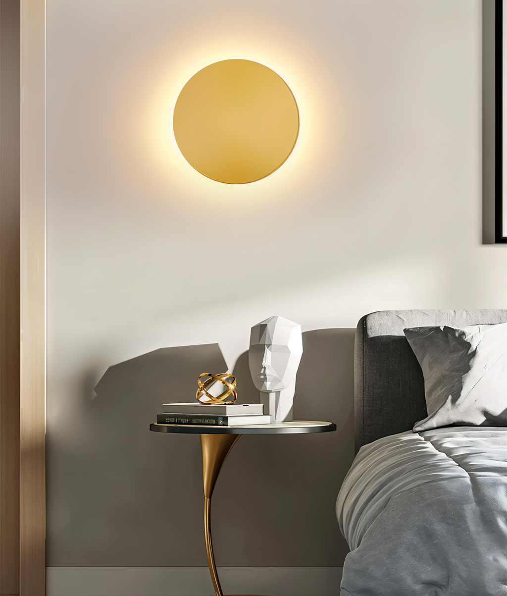 Lunaris – Lampada da Parete Moderna in Metallo con Luce LED Calda