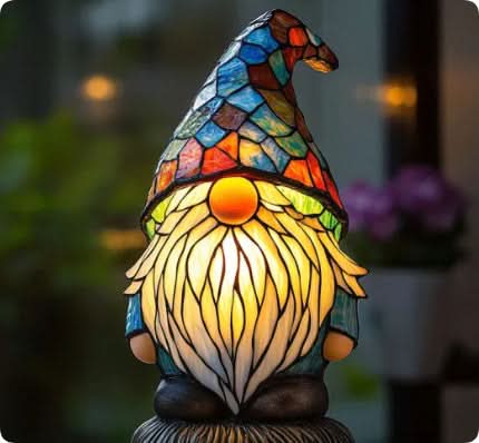Lampada da tavolo decorativa per cani con design a mosaico – Atmosferica e artistica