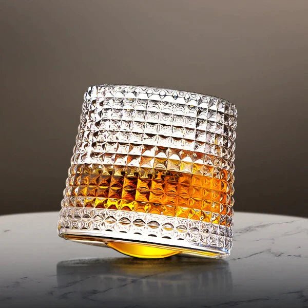 SPINSPIRIT - Bicchieri da whiskey rotanti per un tocco raffinato