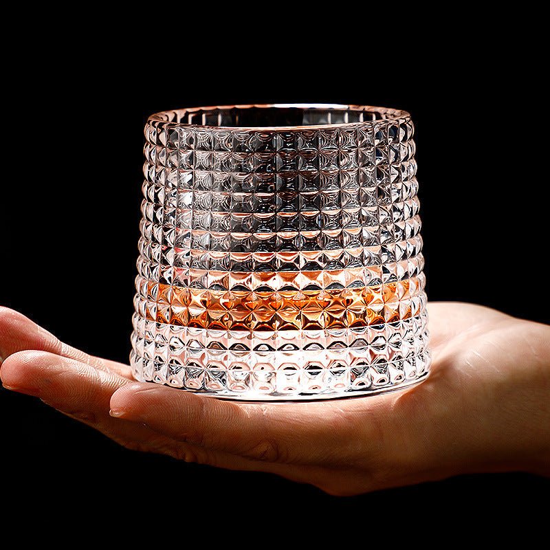 SPINSPIRIT - Bicchieri da whiskey rotanti per un tocco raffinato